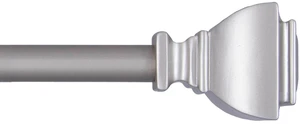 Mainstays Petite Café Adjustable Curtain Rod, 1/2Inch Diameter, 4884 Inch, Brushed Nickel, Mounting Hardware Included Mainstays Petite Café Adjustable Curtain Rod, 1/2Inch Diameter, 4884 Inch, Brushed Nickel, Mounting Hardware Included
