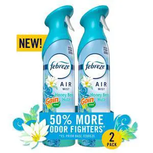 Febreze Air Mist Air Freshener Spray, Gain Honey Berry Hula Scent, 2Pack, 8.1oz Each, NaturalPropellant OdorFighting Room Spray Febreze Air Mist Air Freshener Spray, Gain Honey Berry Hula Scent, 2Pack, 8.1oz Each, NaturalPropellant OdorFighting Room Spray