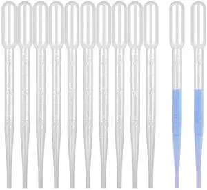 Moveland 3mL Plastic Disposable Pipettes for Makeup Tool, Class, Crafting Moveland 3mL Plastic Disposable Pipettes for Makeup Tool, Class, Crafting