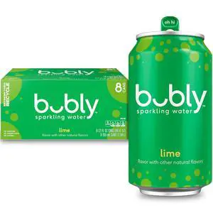 Bubly Sparkling Water, Lime, 12 Fl Oz Cans (8 Pack) Bubly Sparkling Water, Lime, 12 Fl Oz Cans (8 Pack)