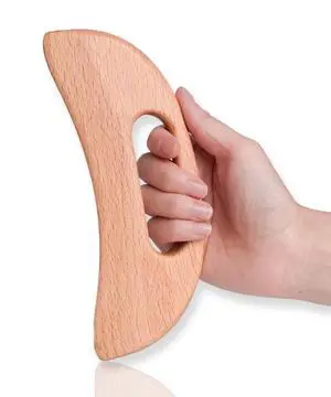 Enttgo Wood Gua Sha Tool for Lymphatic Drainage, Anti Cellulite, Muscle Fatigue Relief - Neck, Back, Face, Leg (A-Wood1) Enttgo Wood Gua Sha Tool for Lymphatic Drainage, Anti Cellulite, Muscle Fatigue Relief - Neck, Back, Face, Leg (A-Wood1)
