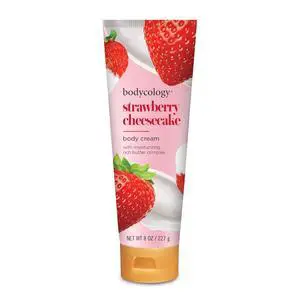 Bodycology Shea Butter Body Cream, Strawberry Cheesecake, 8oz Bodycology Shea Butter Body Cream, Strawberry Cheesecake, 8oz