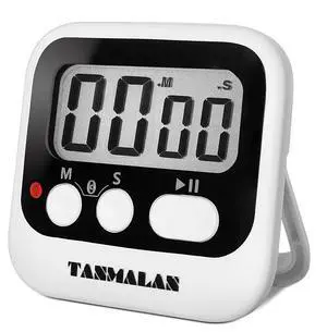 Digital Magnetic Kitchen Timer, Tanmalan, Black, 1 Pack Digital Magnetic Kitchen Timer, Tanmalan, Black, 1 Pack