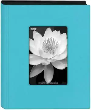Pioneer Photo Albums KZ-46/AQ Aqua Blue Mini Frame Cover Photo Album 4"x6" Pioneer Photo Albums KZ-46/AQ Aqua Blue Mini Frame Cover Photo Album 4"x6"