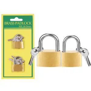 2Pcs Solid Brass Locks with Keys, 20mm & 25mm Mini Locks, for Luggage Backpack Gym Locker Jewelry Box 2Pcs Solid Brass Locks with Keys, 20mm & 25mm Mini Locks, for Luggage Backpack Gym Locker Jewelry Box