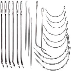 Veroave 20PCS Curved Upholstery Sewing Needles Veroave 20PCS Curved Upholstery Sewing Needles