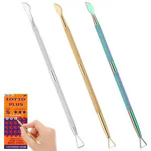 3 Pcs Metal Lotto Scratcher Tool, Lottery Ticket Scraper, Scratch Off for Gift Cards 3 Pcs Metal Lotto Scratcher Tool, Lottery Ticket Scraper, Scratch Off for Gift Cards