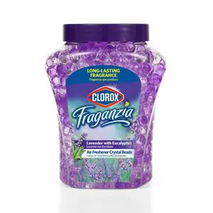 Clorox Fraganzia Crystal Beads Air Freshener, Lavender Eucalyptus, 12 Fl Oz Clorox Fraganzia Crystal Beads Air Freshener, Lavender Eucalyptus, 12 Fl Oz