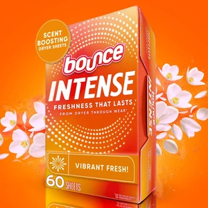 Bounce Dryer Sheets, Intense Scent Boosting, Vibrant Fresh Scent, 60 Count Bounce Dryer Sheets, Intense Scent Boosting, Vibrant Fresh Scent, 60 Count