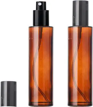 2PCS 100ml/3.3oz Empty Amber Glass Spray Bottles Refillable Fine Mist Cosmetic Makeup Essential Oil Aromatherapy Perfume Bottles Containers Storage Jars 2PCS 100ml/3.3oz Empty Amber Glass Spray Bottles Refillable Fine Mist Cosmetic Makeup Essential Oil Aromatherapy Perfume Bottles Containers Storage Jars