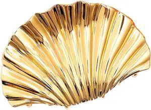 Gold Shell Claw Clip, 2.76'' Seashell Hair Clip, Mermaid Hair Accessories, Metal Seashell Claw Clips, Mermaid Accessories, Extra Large Claws Clips for Thick Hairs, Gold Shell, Mermaids Outfit Women Gold Shell Claw Clip, 2.76'' Seashell Hair Clip, Mermaid Hair Accessories, Metal Seashell Claw Clips, Mermaid Accessories, Extra Large Claws Clips for Thick Hairs, Gold Shell, Mermaids Outfit Women