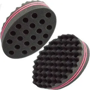 Hair Magic Twist Sponge: Two-Sided Dread Afro Coil Barber Tool for Curling and Waving Men's and Women's Long/Short Hair, 1 Pc Hair Magic Twist Sponge: Two-Sided Dread Afro Coil Barber Tool for Curling and Waving Men's and Women's Long/Short Hair, 1 Pc