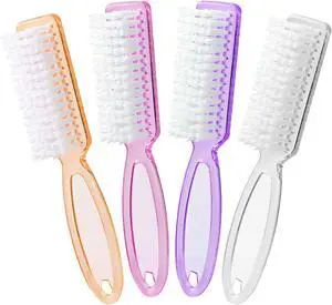 Nail Brush for Cleaning Fingernails, Larbois 4 Pack Deep Cleaning Fingernail Brush for Cleaning Nail Scrubber Brush Heavy Duty Foot Brush Handle Grip Nail Brushes for Toes and Fingernails Nail Brush for Cleaning Fingernails, Larbois 4 Pack Deep Cleaning Fingernail Brush for Cleaning Nail Scrubber Brush Heavy Duty Foot Brush Handle Grip Nail Brushes for Toes and Fingernails