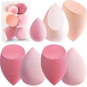 Foonbe Makeup Sponge Set, 7 Pcs Multi Colored Blender Sponges | Liquid Cream Powder Use, Latex Free Vegan & Cruelty-Free, with 1 Mini Sponge, Assorted Beauty Sponge Shapes, Travel Case Foonbe Makeup Sponge Set, 7 Pcs Multi Colored Blender Sponges | Liquid Cream Powder Use, Latex Free Vegan & Cruelty-Free, with 1 Mini Sponge, Assorted Beauty Sponge Shapes, Travel Case