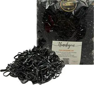 500 Pack Rubber Bands for Hair 22mm Durable, Non-Slip Elastic Hair Ties for All Ages, Perfect for Braids, Ponytails, and DIY Styling | No-Damage, Multi-Use Hair Accessories by Kàllos (Black) 500 Pack Rubber Bands for Hair 22mm Durable, Non-Slip Elastic Hair Ties for All Ages, Perfect for Braids, Ponytails, and DIY Styling | No-Damage, Multi-Use Hair Accessories by Kàllos (Black)