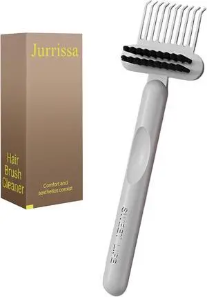 Hair Brush Comb Cleaning Tool Comb,2-in-1 Hair Brush Cleaner Tool, Portable Remover Rake for Removing Hair Dust, Home and Salon Use (Grey) Hair Brush Comb Cleaning Tool Comb,2-in-1 Hair Brush Cleaner Tool, Portable Remover Rake for Removing Hair Dust, Home and Salon Use (Grey)