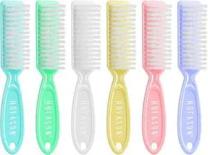 HOFASON 6 Pack Nail Brush for Cleaning Fingernails, Nail Brush Handle Grip Brush for Nail and Toenail Foot, Nail Dust Brush Manicure Pedicure Tools Scrubbing Brush Women Men Home Salon (Macaron) HOFASON 6 Pack Nail Brush for Cleaning Fingernails, Nail Brush Handle Grip Brush for Nail and Toenail Foot, Nail Dust Brush Manicure Pedicure Tools Scrubbing Brush Women Men Home Salon (Macaron)