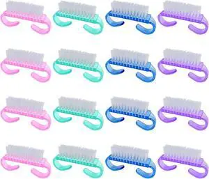 16 Pack Handle Grip Nail Brushes, Travel Size Fingernail Brush, Mini Hand Scrub Cleaning Brushes for Nails and Toes 16 Pack Handle Grip Nail Brushes, Travel Size Fingernail Brush, Mini Hand Scrub Cleaning Brushes for Nails and Toes