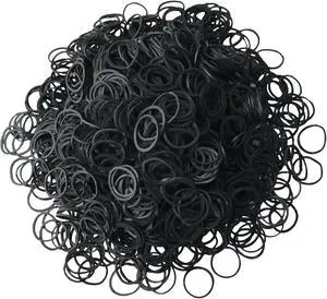 1200 Pcs Black Rubber BandsMini Hair Rubber Bands, Rubber Hair Ties, for Kids Hair, Braids Hair, Wedding Hairstyle and More by Aivwis (Diameter 15 mm, Black) 1200 Pcs Black Rubber BandsMini Hair Rubber Bands, Rubber Hair Ties, for Kids Hair, Braids Hair, Wedding Hairstyle and More by Aivwis (Diameter 15 mm, Black)