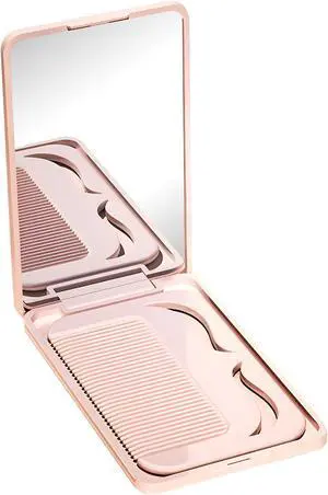 Compact Folding Mirror, 3.9" Small Portable Makeup Mirror for Pocket Purse, Mini Travel Size Foldable Mirrors with Stand for Tabletop, Handheld Mirrors for Women Girls (1 Pack-Pink) Compact Folding Mirror, 3.9" Small Portable Makeup Mirror for Pocket Purse, Mini Travel Size Foldable Mirrors with Stand for Tabletop, Handheld Mirrors for Women Girls (1 Pack-Pink)