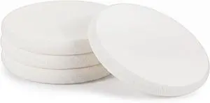 Nogeqi 4 Pcs Flat Makeup Sponges for Foundation, Round Shape Foundation Sponge, White Make Up Sponge for Face,Sponges Makeup Applicator for Natural Easy Soft Long-Lasting and Beginner Nogeqi 4 Pcs Flat Makeup Sponges for Foundation, Round Shape Foundation Sponge, White Make Up Sponge for Face,Sponges Makeup Applicator for Natural Easy Soft Long-Lasting and Beginner