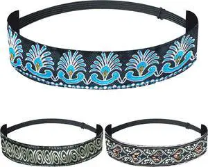 3Pcs Elastic Woman Headbands,Adjustable Hairband,Hair Bands,Stretchy Hair Headbands,Classic Fashion Headdress Accessories for Women Sport Yoga Work Makeup 3Pcs Elastic Woman Headbands,Adjustable Hairband,Hair Bands,Stretchy Hair Headbands,Classic Fashion Headdress Accessories for Women Sport Yoga Work Makeup