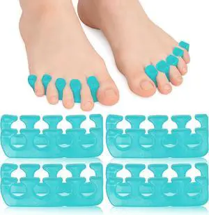 Iconikal 8-Pack Pedicure Gel Toe Separator 5x1.2" Soft Reusable Bunion Iconikal 8-Pack Pedicure Gel Toe Separator 5x1.2" Soft Reusable Bunion