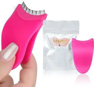 False Eyelashes Applicator Tool Lashes Clip for Beginners Easy to Apply Eyelashes Daily Use Buddy Tool Pinzas para Pestañas (Plum) False Eyelashes Applicator Tool Lashes Clip for Beginners Easy to Apply Eyelashes Daily Use Buddy Tool Pinzas para Pestañas (Plum)
