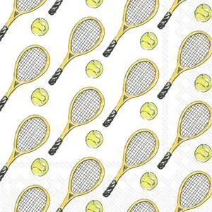 IHR Ideal Home Range Cocktail Napkins Rosanne Beck Disposable 3-Ply Paper Party Napkin Pack, 5" x 5", Tennis, 20-Count IHR Ideal Home Range Cocktail Napkins Rosanne Beck Disposable 3-Ply Paper Party Napkin Pack, 5" x 5", Tennis, 20-Count