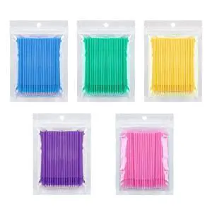 500 Pcs Micro Applicator Brush, Micro Swabs, Disposable Eye Lashes Mascara Wands for Eyelash Extension Tbestmax 500 Pcs Micro Applicator Brush, Micro Swabs, Disposable Eye Lashes Mascara Wands for Eyelash Extension Tbestmax