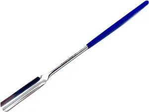 Stainless Steel Micro Lab Scoop Half Rounded Spoon Spatula Sampler with Vinyl Handle (6.5") Stainless Steel Micro Lab Scoop Half Rounded Spoon Spatula Sampler with Vinyl Handle (6.5")