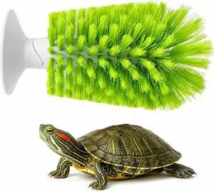 Turtle Scrub Brush, Turtle Scratches Back Brush Turtle Shell Clean Brush with Suction Cup Turtle Exfoliate Brush Tank Tortoise Brush for Remove Turtle Shell Scutes Mud Dirt Turtle Scrub Brush, Turtle Scratches Back Brush Turtle Shell Clean Brush with Suction Cup Turtle Exfoliate Brush Tank Tortoise Brush for Remove Turtle Shell Scutes Mud Dirt