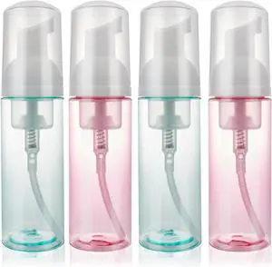 4 Pack Foam Pump Bottle Travel 2 oz/60 ml Small Size Mousse Foam Soap Dispenser Refillable Plastic Foaming Soap Dispenser Empty Travel Foaming Containers for Soap Shampoo Lash Washer 4 Pack Foam Pump Bottle Travel 2 oz/60 ml Small Size Mousse Foam Soap Dispenser Refillable Plastic Foaming Soap Dispenser Empty Travel Foaming Containers for Soap Shampoo Lash Washer