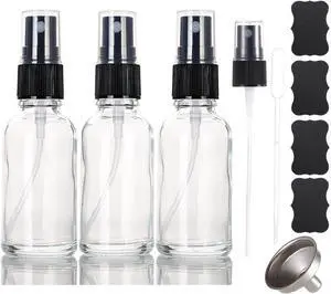 1 oz Glass Spray Bottles,Small Empty Fine Mist Refillable Travel Spray Bottle for Cleaning,Perfume,Aromatherapy,Cosmetic Sprays,Hair,Essential Oils with Fine Mist Dispenser3 Pack 1 oz Glass Spray Bottles,Small Empty Fine Mist Refillable Travel Spray Bottle for Cleaning,Perfume,Aromatherapy,Cosmetic Sprays,Hair,Essential Oils with Fine Mist Dispenser3 Pack