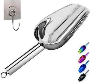 3oz Stainless Steel Ice Scoop for FreezerKitchen Ice Scooper for Ice Maker, Metal Scoop for Kitchen Gadgets Cookie Flour Pet Dog Food Scoop 3oz Stainless Steel Ice Scoop for FreezerKitchen Ice Scooper for Ice Maker, Metal Scoop for Kitchen Gadgets Cookie Flour Pet Dog Food Scoop