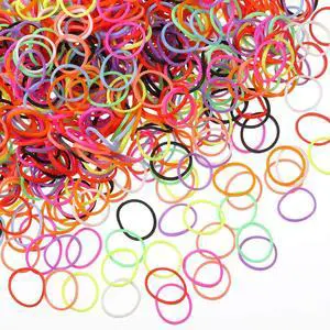 1000 Mini Rubber Bands Soft Elastic Bands for Hair Braids Hair (Vibrant Color) 1000 Mini Rubber Bands Soft Elastic Bands for Hair Braids Hair (Vibrant Color)