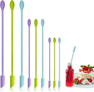 9 Pieces Mini Silicone Spatula-Makeup Spatula-Small Silicone Spatula-Thin Spatula Set for Skinny Openings-Abnaok Tiny Scraper for Jar,Kitchen Bottles,Cosmetic 9 Pieces Mini Silicone Spatula-Makeup Spatula-Small Silicone Spatula-Thin Spatula Set for Skinny Openings-Abnaok Tiny Scraper for Jar,Kitchen Bottles,Cosmetic