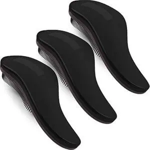 79STYLE 3pcs Detangler Brush Naturals Detangling Hair Comb Glide Thru No Pain Tangle Free For Women Men, Kids Wet, Dry Curly Hair Accessory (Single Black-Size 7.4") 79STYLE 3pcs Detangler Brush Naturals Detangling Hair Comb Glide Thru No Pain Tangle Free For Women Men, Kids Wet, Dry Curly Hair Accessory (Single Black-Size 7.4")