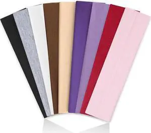 Headbands for Women Non Slip, 9Pcs Soft Elastic Hair Bands for Women's Hair, Fashion Stretchy Fabric Sweat Bands Headbands for Daily Workout Yoga Running Sports Headbands for Women Non Slip, 9Pcs Soft Elastic Hair Bands for Women's Hair, Fashion Stretchy Fabric Sweat Bands Headbands for Daily Workout Yoga Running Sports