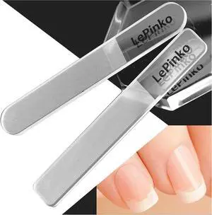 Nano Glass Nail Shiner, Multi-Purpose Nail Buffer Kit, 2 Pack | Fine Crystal Nail Buffer for Shaping Buffing and Polishing Natural Nails, Professional Manicure Tool for Home and Salon Use Nano Glass Nail Shiner, Multi-Purpose Nail Buffer Kit, 2 Pack | Fine Crystal Nail Buffer for Shaping Buffing and Polishing Natural Nails, Professional Manicure Tool for Home and Salon Use