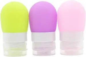 Mziart Portable Soft Silicone Travel Bottles Travel Containers(1.3OZ, Pack of 3) Mziart Portable Soft Silicone Travel Bottles Travel Containers(1.3OZ, Pack of 3)