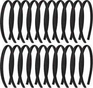 Fishdown 20 Pcs Black Headbands for Girls Skinny DIY Head Bands Hard Thin Headband with Teeth, 8mm Rubber Plastic Hairbands for Kids Teens Party Favors Fishdown 20 Pcs Black Headbands for Girls Skinny DIY Head Bands Hard Thin Headband with Teeth, 8mm Rubber Plastic Hairbands for Kids Teens Party Favors