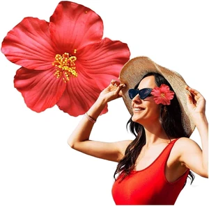 Red 8 cm Hawaiian Flower Hair Clip for Women Girls Fashion Bohemian Flowers Hair Accessory for Dancer Bridal Wedding Beach Party, Decorations (1Pc) Red 8 cm Hawaiian Flower Hair Clip for Women Girls Fashion Bohemian Flowers Hair Accessory for Dancer Bridal Wedding Beach Party, Decorations (1Pc)