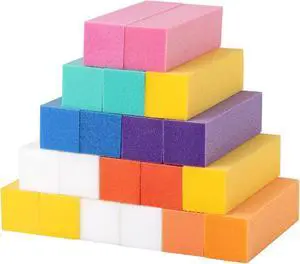 Nail Buffer Sanding Block Multicolor Natural and Acrylic Nail Buffing Blocks 20 Pack for Natural Nails Nail Buffer Sanding Block Multicolor Natural and Acrylic Nail Buffing Blocks 20 Pack for Natural Nails
