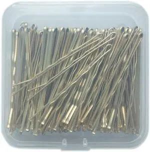 ScivoKaval Bobby Pins Bulk Champagne Gold for Blonde 100 Count Hair Bob Pins Bulk in a Case Box Tub, 2.2 inch ScivoKaval Bobby Pins Bulk Champagne Gold for Blonde 100 Count Hair Bob Pins Bulk in a Case Box Tub, 2.2 inch
