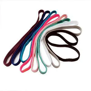 Hexchasty 9pcs Elastic Thin Stretchy Skinny Sports Headbands for Women Men | athletic black yoga headbands Hexchasty 9pcs Elastic Thin Stretchy Skinny Sports Headbands for Women Men | athletic black yoga headbands