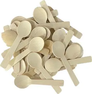 200pcs 4 inch Mini Wooden Spoons, Biodegradable Compostable Birchwood, Food Grade Disposable Spoons Disposable Wooden Cutlery for Parties, Weddings, Camping. 200pcs 4 inch Mini Wooden Spoons, Biodegradable Compostable Birchwood, Food Grade Disposable Spoons Disposable Wooden Cutlery for Parties, Weddings, Camping.