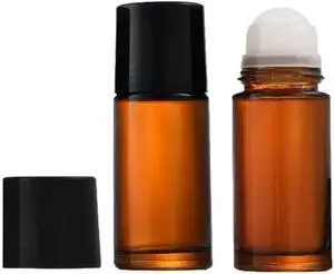 2Pcs 50ml Brown Glass Essential Oil Roller Bottles Refillable Roll on Empty Deodorant Bottle Containers Rollerball for Fragrance Roller Bottles Ball Applicator,Rollerball Bottle 2Pcs 50ml Brown Glass Essential Oil Roller Bottles Refillable Roll on Empty Deodorant Bottle Containers Rollerball for Fragrance Roller Bottles Ball Applicator,Rollerball Bottle