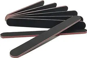 21 Pcs Nail File 100/180 Grit Nail Files,Black Double Sided Emery Boards 21 Pcs Nail File 100/180 Grit Nail Files,Black Double Sided Emery Boards