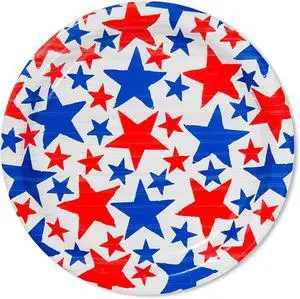 American Greetings Memorial Day Party Supplies, Paper Dessert Plates (36-Count) American Greetings Memorial Day Party Supplies, Paper Dessert Plates (36-Count)